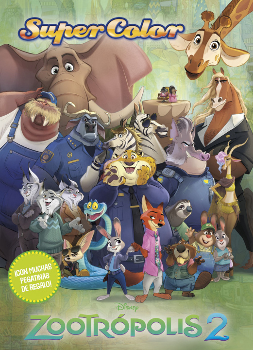 Kniha ZOOTROPOLIS 2. SUPERCOLOR Disney