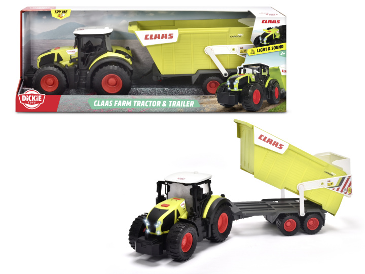 Kniha Traktor z przyczepą FARM CLAAS 64 cm 