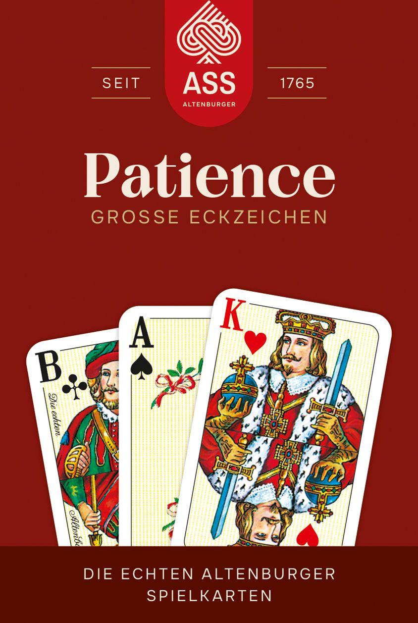 Igra/Igrača Patience, große Eckzeichen ASS - Spielkartenfabrik Altenburg GmbH