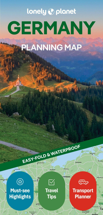 Artigos impressos Lonely Planet Germany Planning Map Lonely Planet