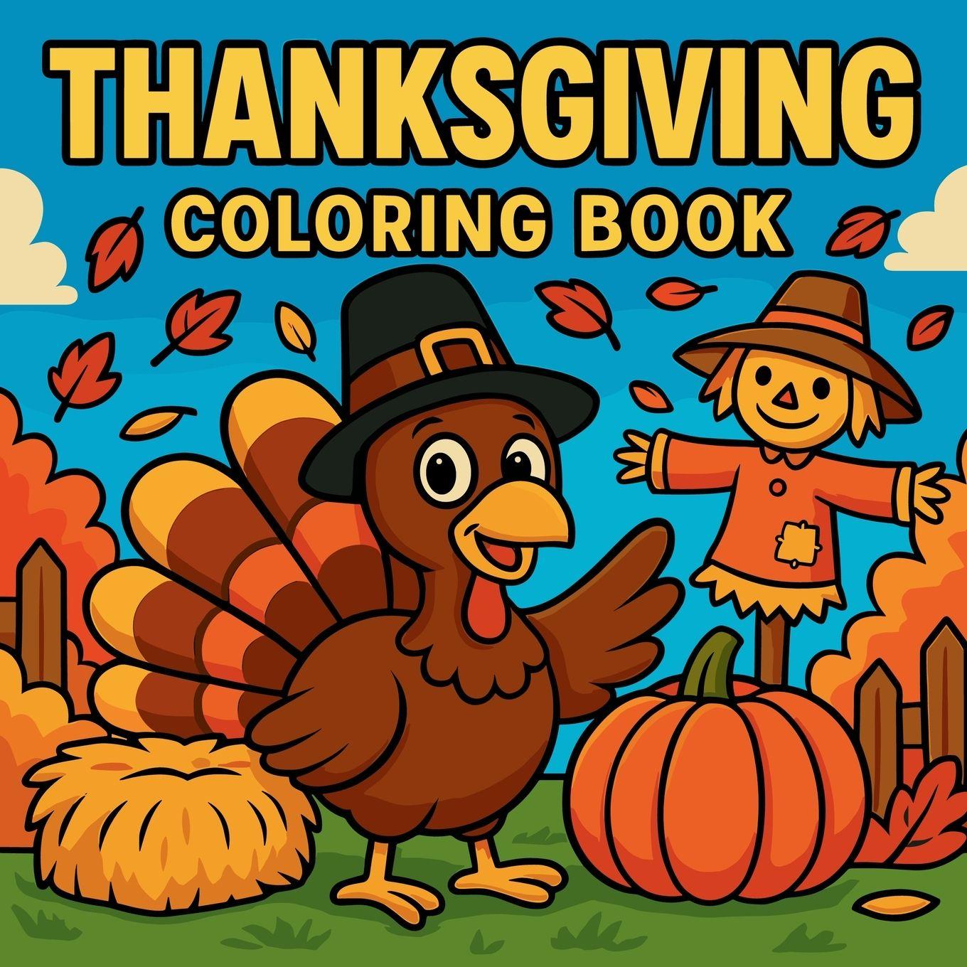 Kniha Thanksgiving - Coloring Book 