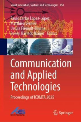 Kniha Communication and Applied Technologies Matthieu Vernier