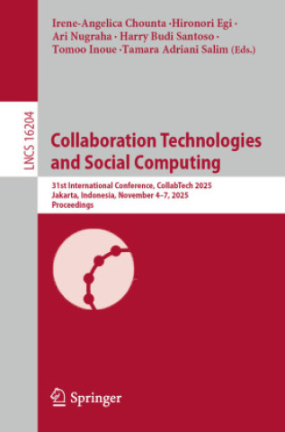 Boek Collaboration Technologies and Social Computing Hironori Egi