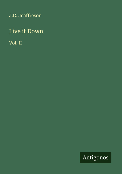 Kniha Live it Down 