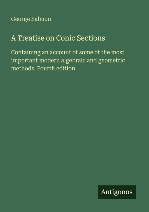 Kniha A Treatise on Conic Sections 
