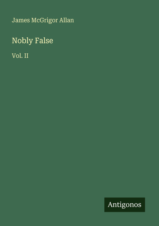 Kniha Nobly False 