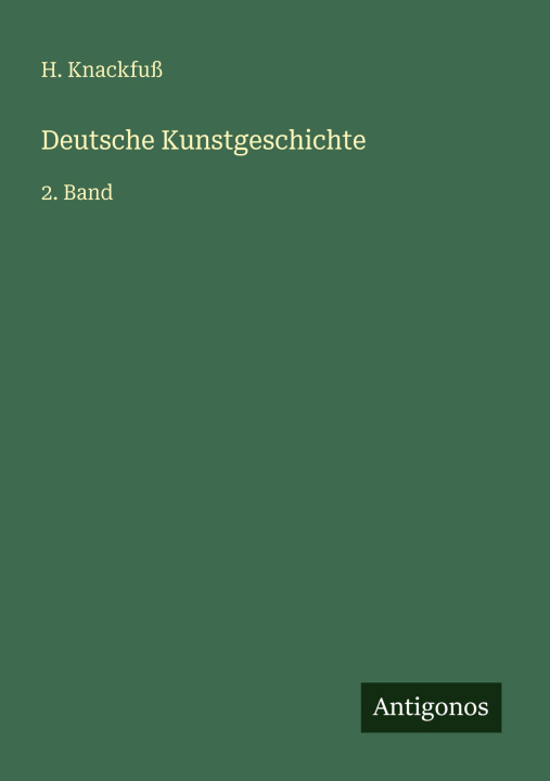 Kniha Deutsche Kunstgeschichte 
