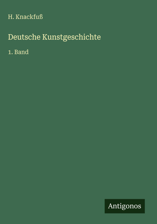 Kniha Deutsche Kunstgeschichte 
