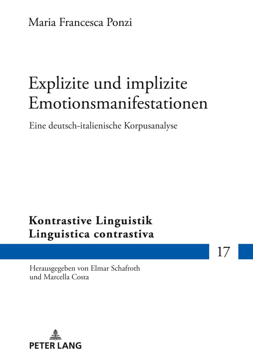 Libro Explizite und implizite Emotionsmanifestationen Maria Francesca Ponzi