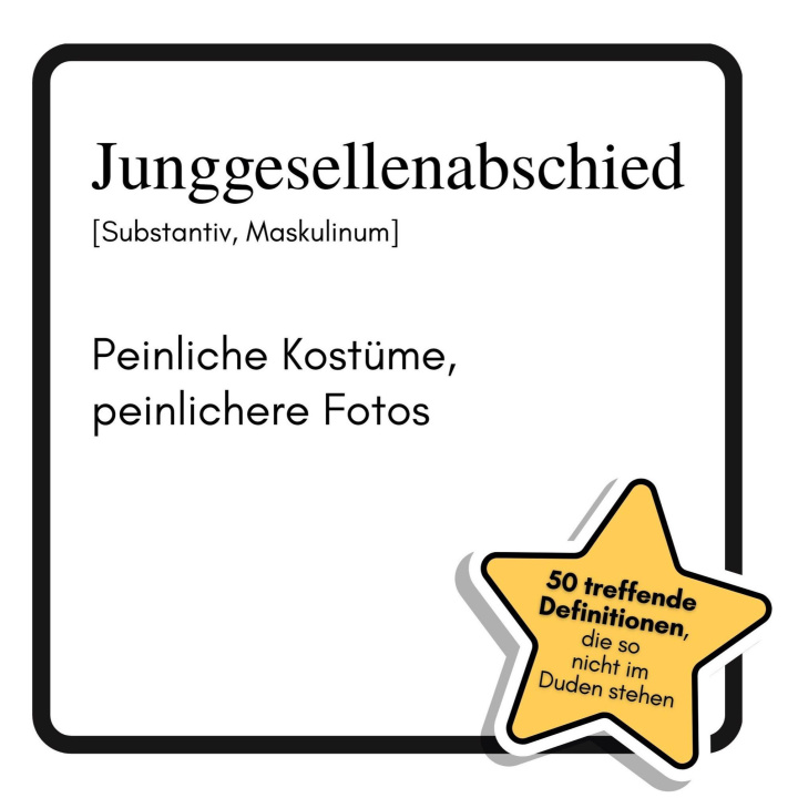 Knjiga Junggesellenabschied Emil Frank