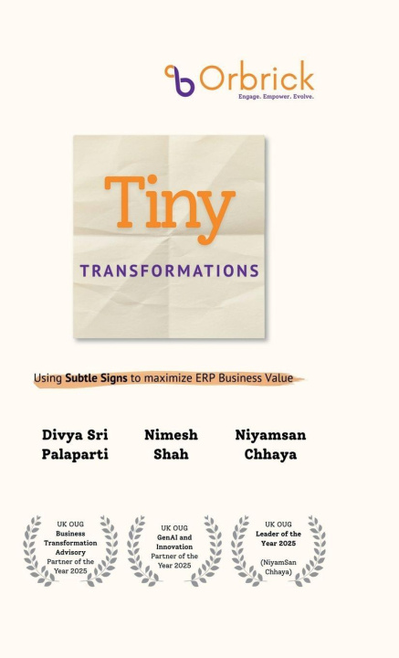 Kniha Tiny Transformations Divya Sri Palaparti