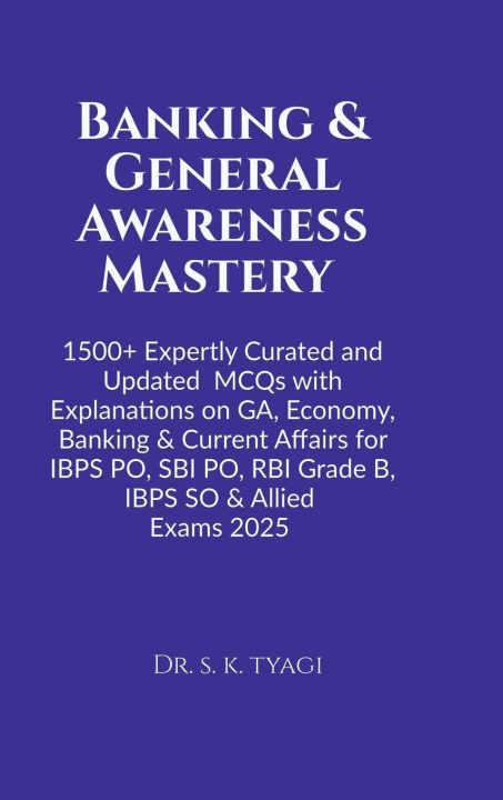 Kniha Banking & General Awareness Mastery Dr. S. K. Tyagi