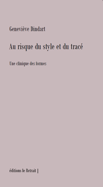 Kniha AU RISQUE DU STYLE ET DU TRACE DINDART