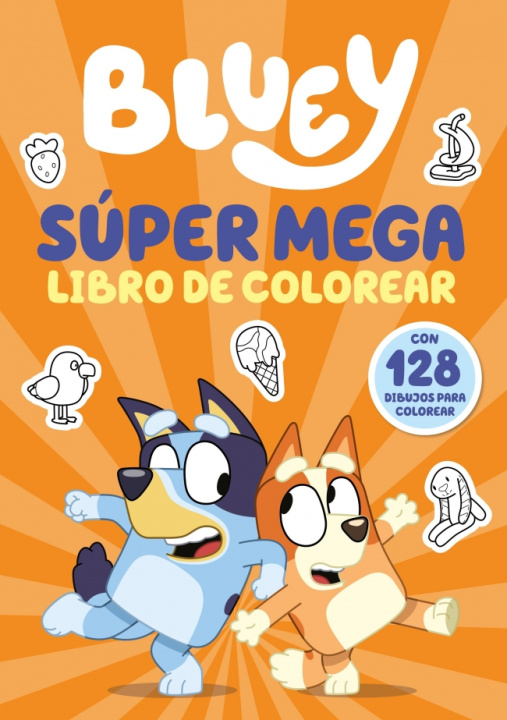 Kniha Súper mega libro de colorear (Bluey. Actividades) Bluey