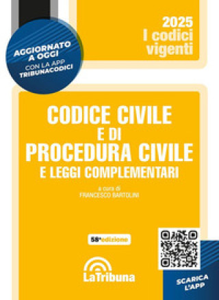 Kniha Codice civile e di procedura civile e leggi complementari 