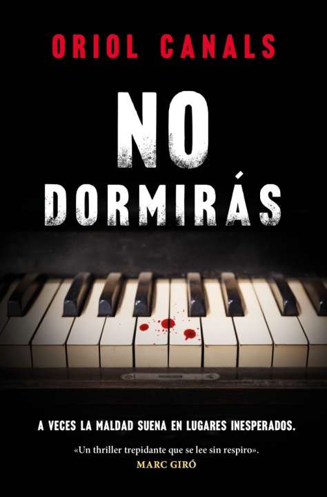 Kniha No dormirás Oriol Canals