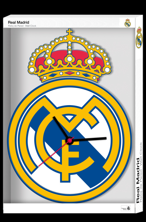 Kniha Zegar ścienny XL MDF Real Madrid RM00023 