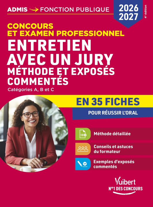 Kniha Entretien avec un jury en 35 fiches 2026-2027 - Méthodes et exposés commentés Bellégo