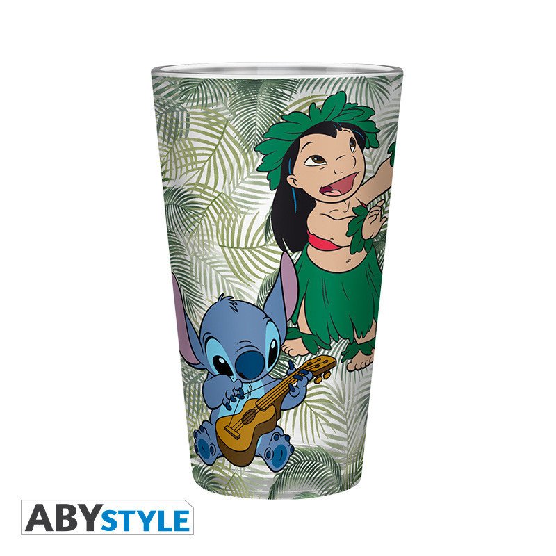 Schrijfwaren DISNEY - Large Glass - 400ml - Lilo & Stitch - x2 
