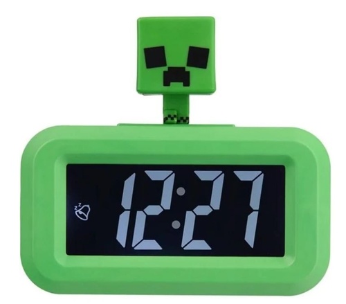 Kniha Minecraft budík Creeper mini 