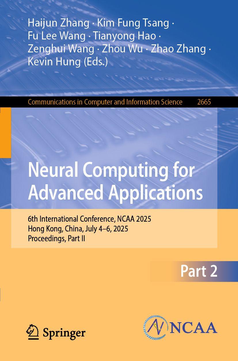 Kniha Neural Computing for Advanced Applications Haijun Zhang