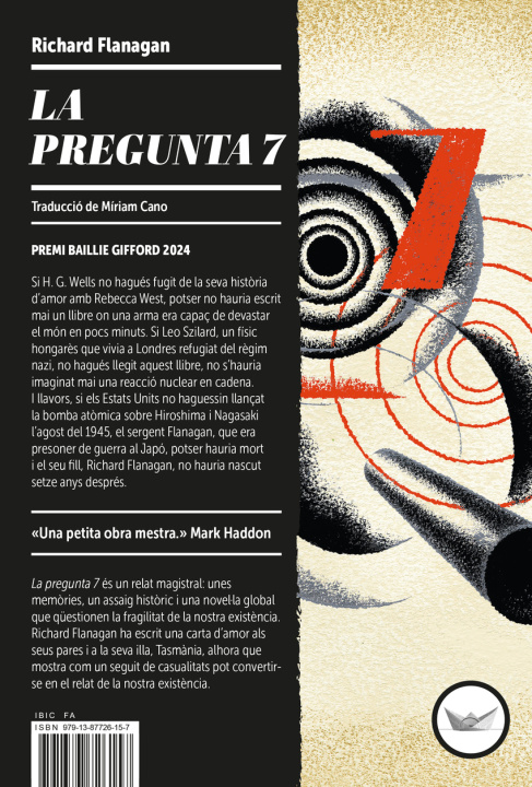 Knjiga LA PREGUNTA 7 RICHARD FLANAGAN