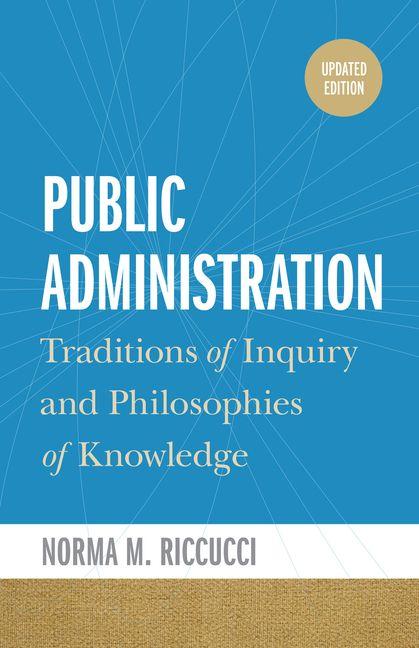 Kniha Public Administration Norma M. Riccucci