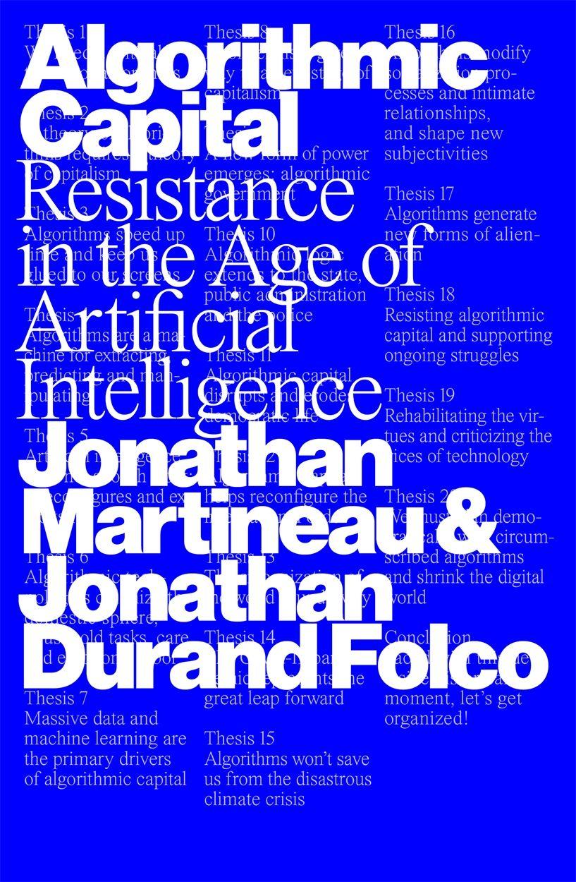 Książka Algorithmic Capital Jonathan Durand Folco