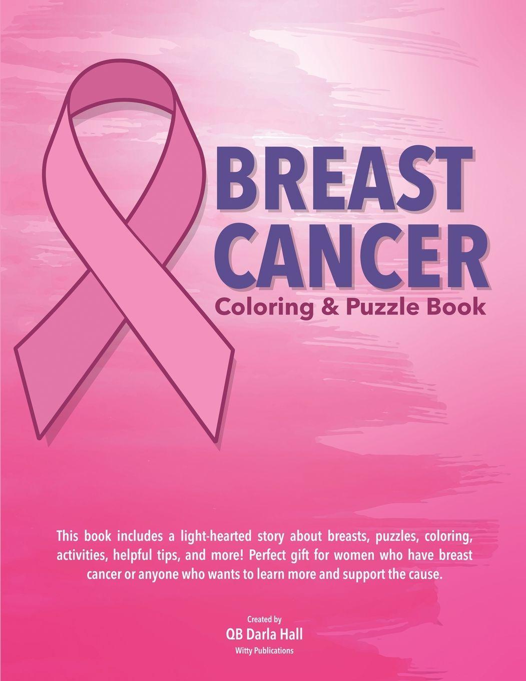 Knjiga Breast Cancer Coloring & Puzzle Book QB Darla Hall