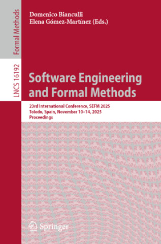 Książka Software Engineering and Formal Methods Elena Gómez-Martínez