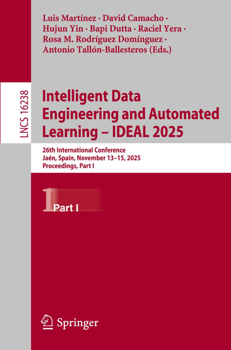 Boek Intelligent Data Engineering and Automated Learning - IDEAL 2025 David Camacho