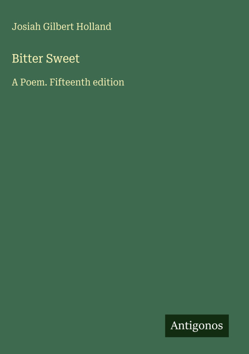 Kniha Bitter Sweet 