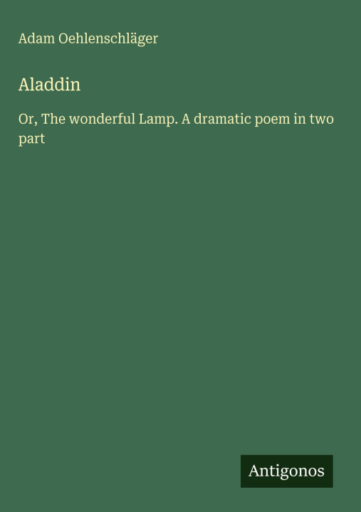 Kniha Aladdin 