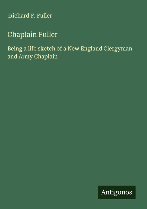 Kniha Chaplain Fuller 