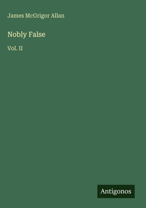 Knjiga Nobly False 