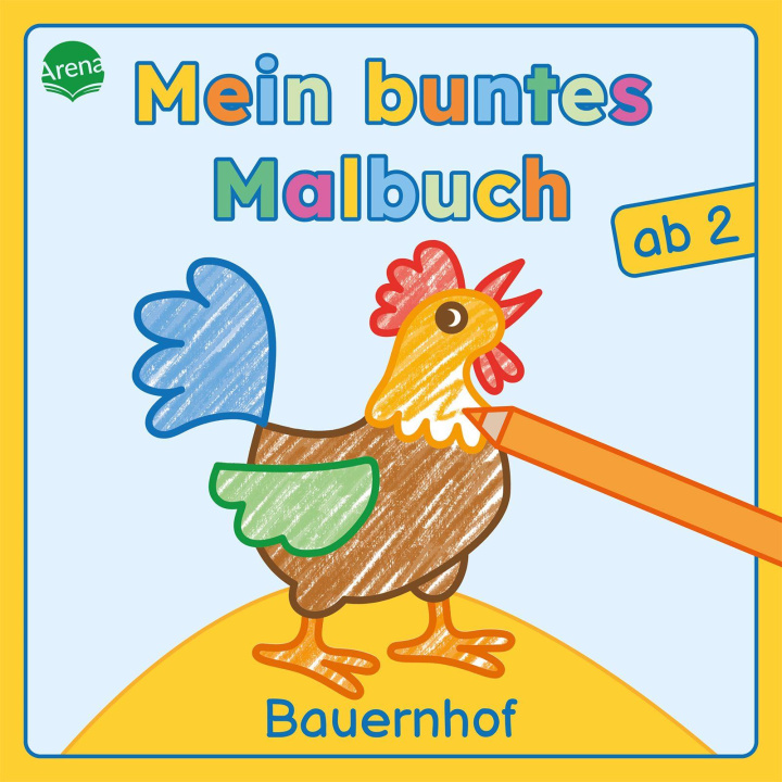 Kniha Mein buntes Malbuch ab 2. Bauernhof Izabella Markiewicz