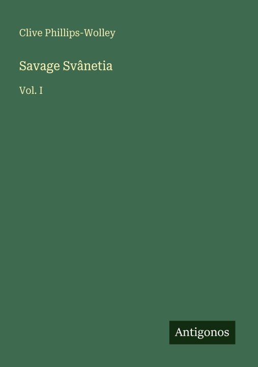 Knjiga Savage Svânetia 