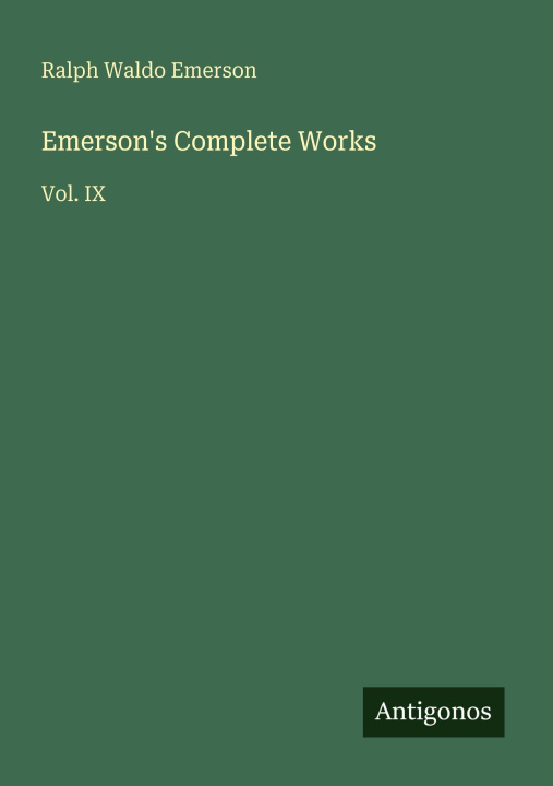 Kniha Emerson's Complete Works 