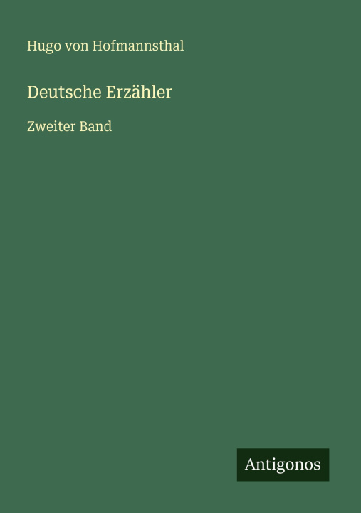 Kniha Deutsche Erzähler 