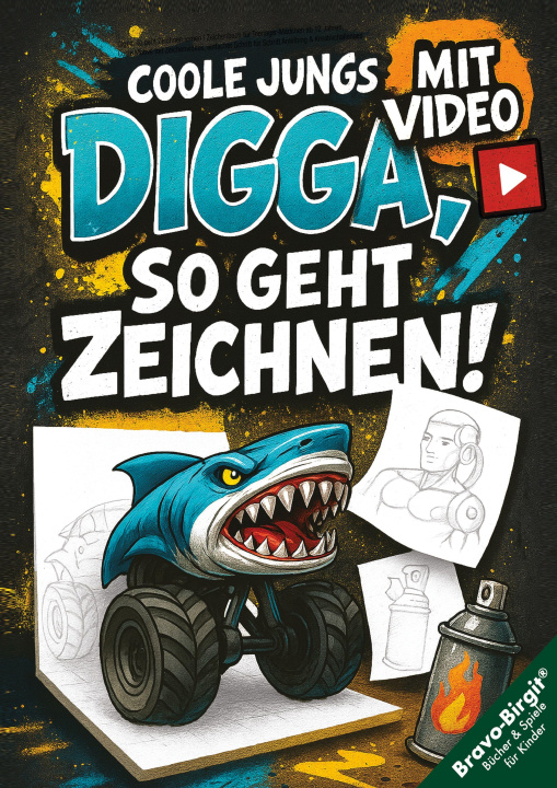 Kniha Zeichenbuch Digga Junge 