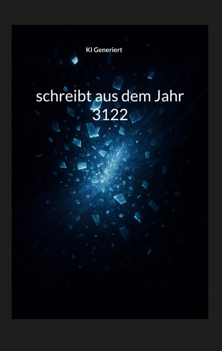 Knjiga schreibt aus dem Jahr 3122 KI Generiert