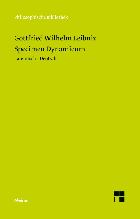 Βιβλίο Specimen Dynamicum Gottfried Wilhelm Leibniz