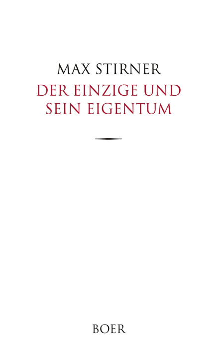 Book Der Einzige und sein Eigentum 