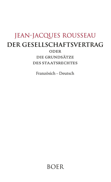 Kniha Der Gesellschaftsvertrag 