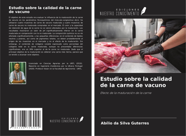 Kniha Estudio sobre la calidad de la carne de vacuno 