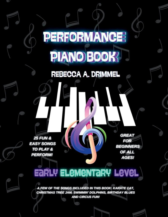 Kniha Performance piano book Rebecca Drimmel