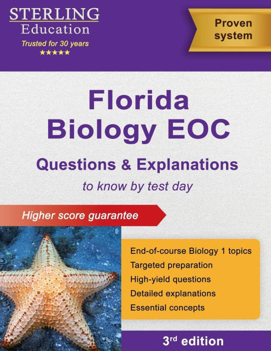 Kniha Florida Biology EOC Questions & Explanations Sterling Education