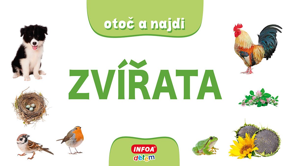 Βιβλίο Otoč a najdi - Zvířata 