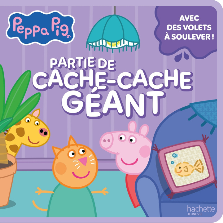 Kniha Peppa Pig - Partie de cache-cache géant Hasbro
