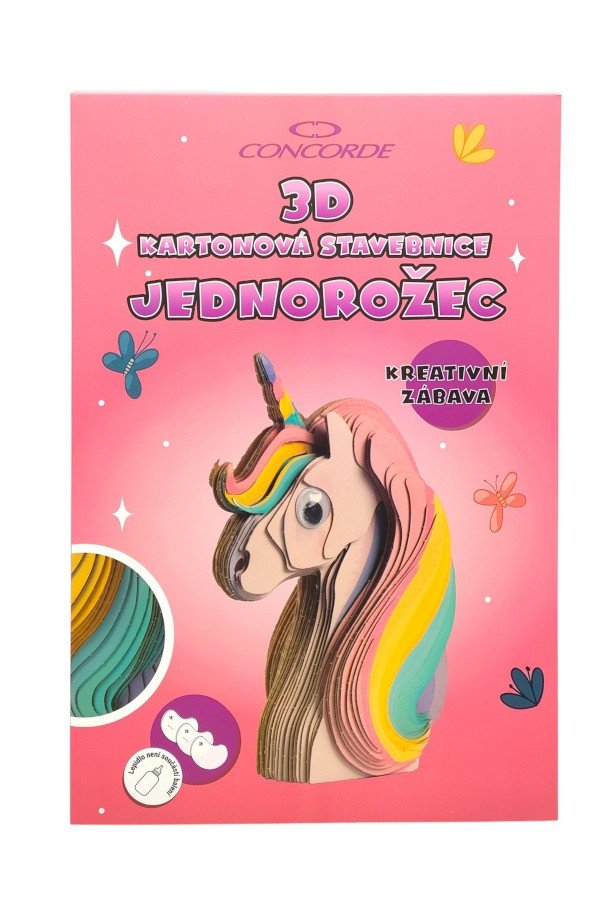 Carte 3D kartonová stavebnice CONCORDE - Jednorožec 